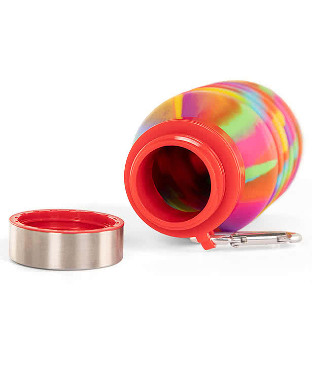 Laser Engraved 18 oz. Tie-Dye Zigoo Silicone Collapsible Bottle