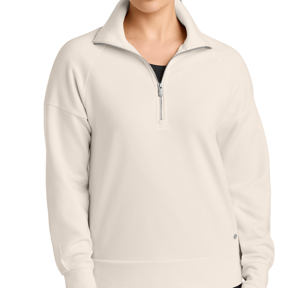 OGIO Women's Luuma Half Zip Sweatshirt - Embroidered-default