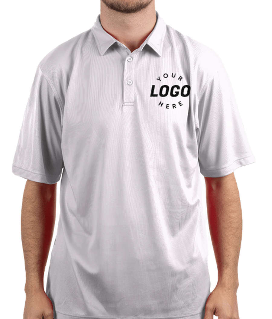 Burnside Micro Pique Performance Polo in White