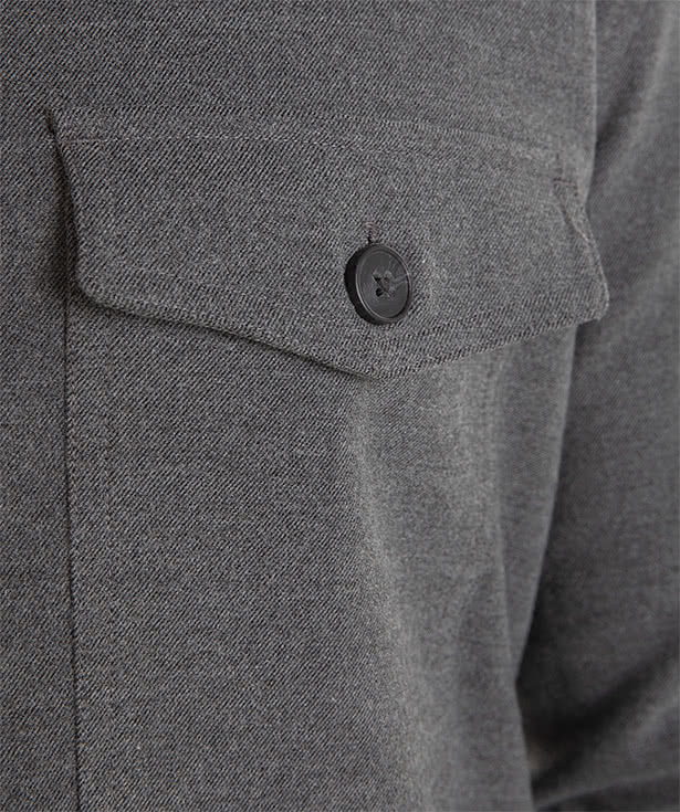 Mercer+Mettle Twill Long Sleeve Shirt Jacket