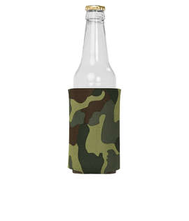 Foldable Bottle Cooler - Color: Green Camo