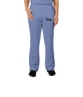 Cherokee Infinity Women's Low Rise Pull-On Scrub Pant - Color: Ciel Blue