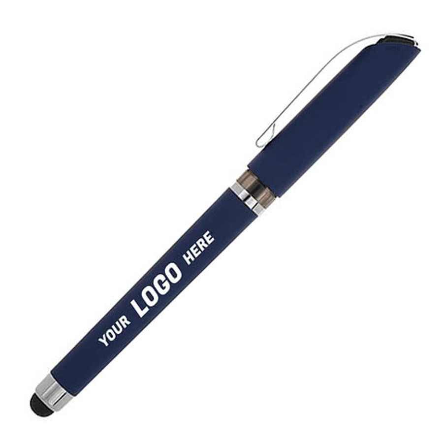 Avendale Velvet Touch Stylus Gel Pen (black ink) in Royal Blue