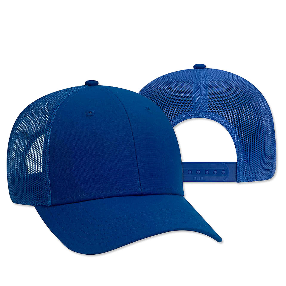 Otto Cap Low Profile Solid Trucker Hat