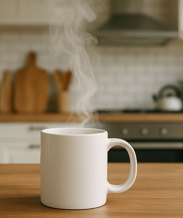 11 oz. White Ceramic Mug