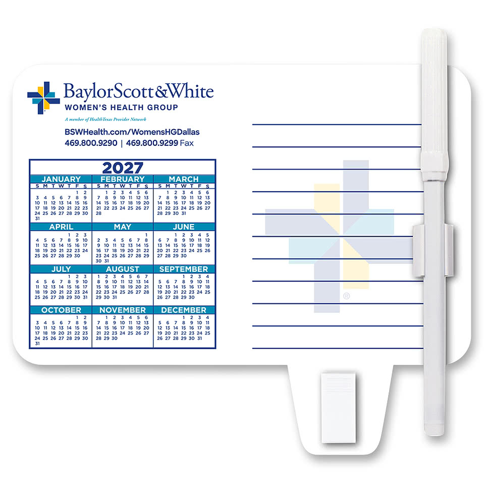Calendar / Memo Magnet with Clip