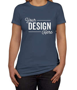 Bella + Canvas Women's Slim Fit Favorite T-shirt - Color: Navy