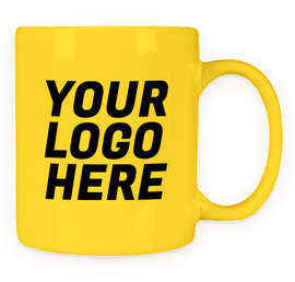 11 oz. Ceramic Mug - Color: Yellow