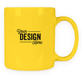 11 oz. Ceramic Mug (Set of 24) - Color: Yellow