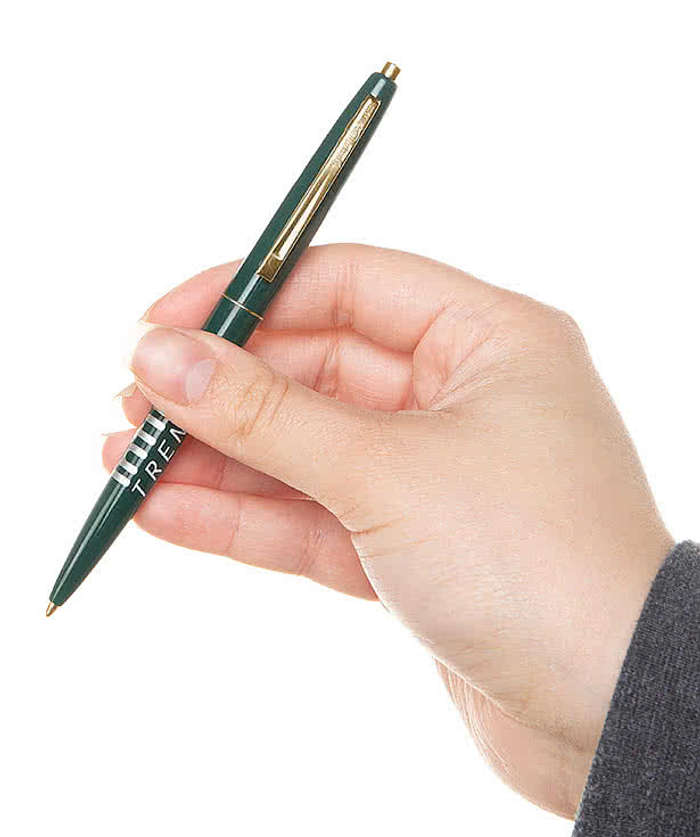 Clic Gold Trim Ballpoint Pen (black ink)