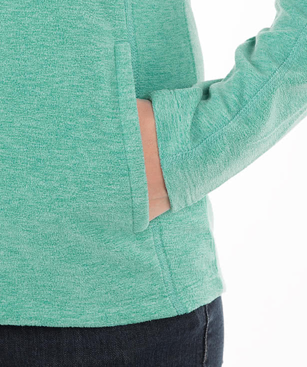 Port Authority Women's Heather Microfleece Full Zip Jacket