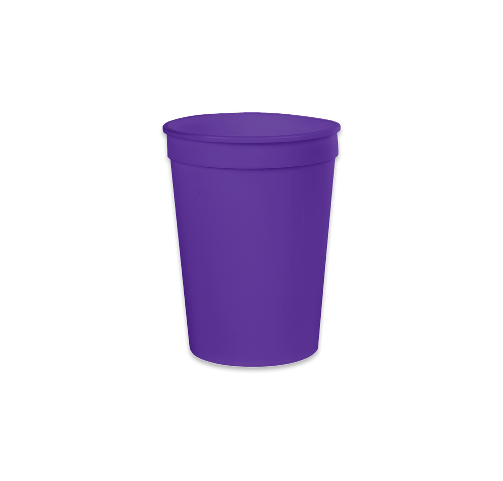Full Color 12 oz. Big Game Plastic Stadium Cup (Case of 500)-default