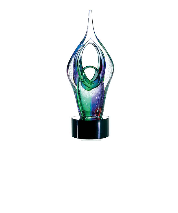 Laser Engraved Kara Award