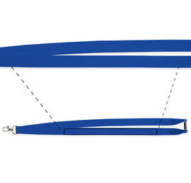 Breakaway Lanyard with Lobster Clip - Color: Royal Blue