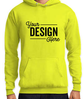 Port & Company Core Pullover Hoodie - Color: Neon Yellow