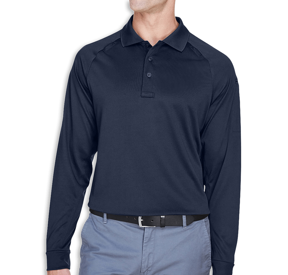 Harriton Advantage Tactical Long Sleeve Performance Polo - Printed-default