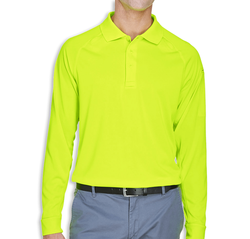 Harriton Advantage Tactical Long Sleeve Performance Polo - Printed-default