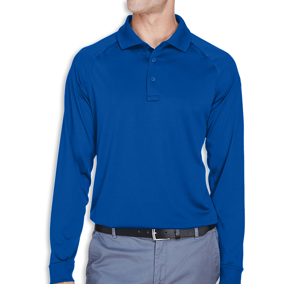 Harriton Advantage Tactical Long Sleeve Performance Polo - Printed-default