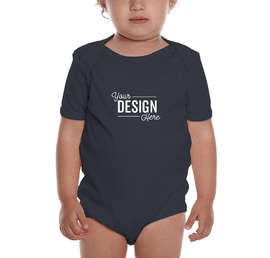 Royal Apparel USA-Made Organic Baby Bodysuit - Color: Ocean