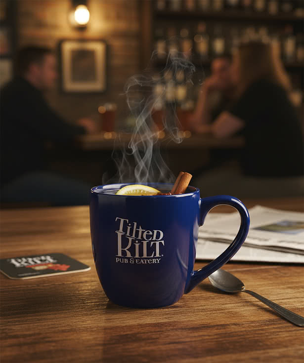 15 oz. Bistro Style Ceramic Mug