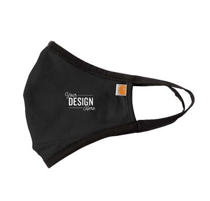 Customized Carhartt Cotton Stretch Face Mask (3 pack) - Black