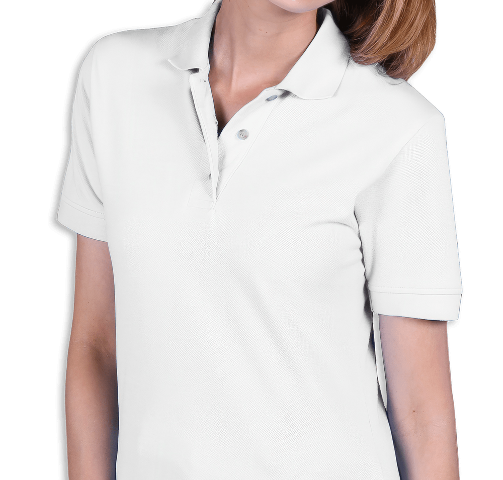 Blue Generation Women's Scotchgard Treated Pique Polo-default