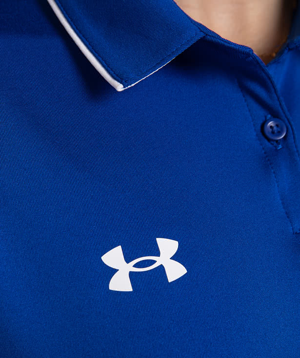 Under Armour Women's Tipped Team Performance Polo - Embroidered