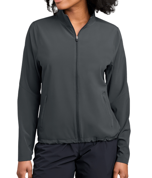 Sport-Tek Women’s Repeat Stretch Performance Jacket in Iron Grey