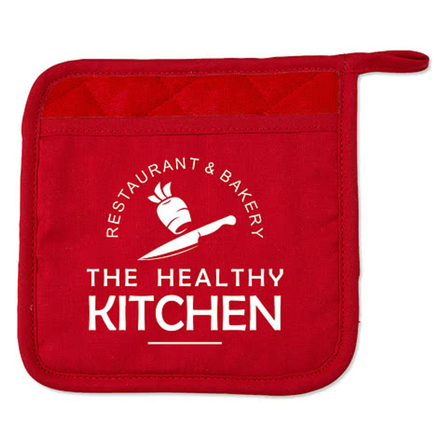 AdHolder Silicone Recycled Pot Holder in Black