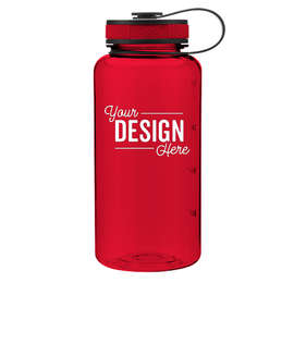 34 oz. h2go Wide Water Bottle - Color: Red