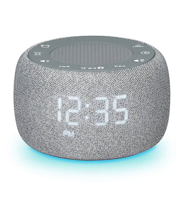 iLive Gentle Wake Alarm Clock White Noise Machine