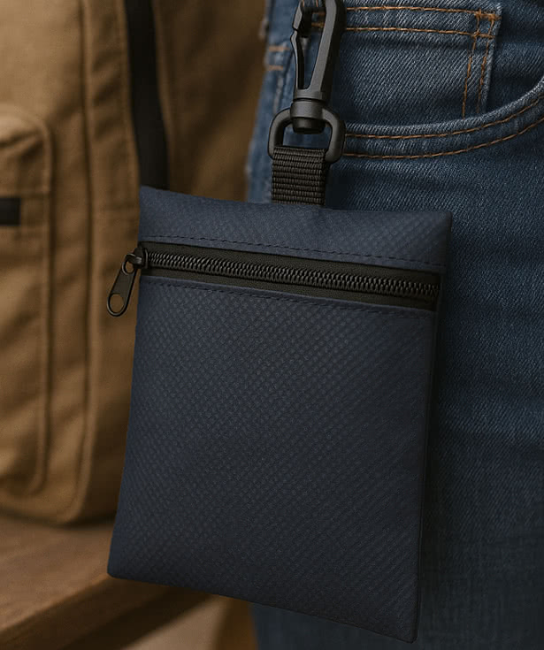 Non-Woven Zippered Pouch