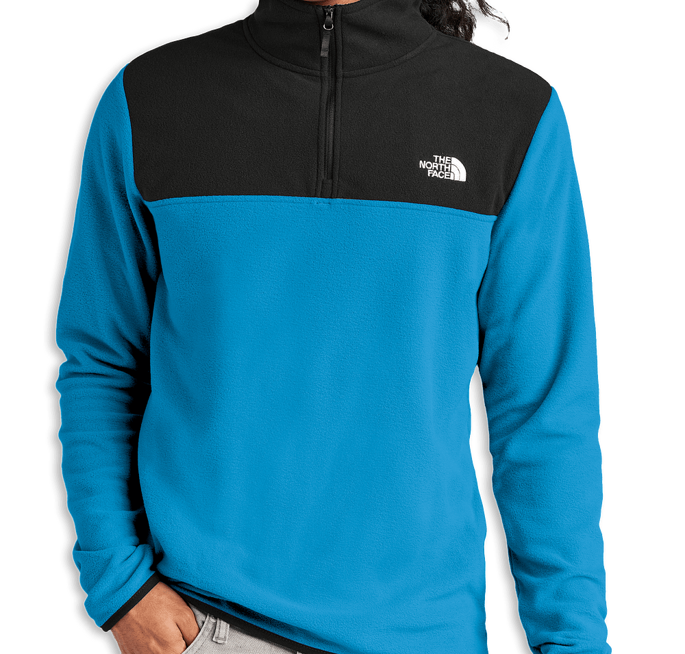 The North Face Glacier Recycled Quarter Zip Fleece Pullover - Printed-default