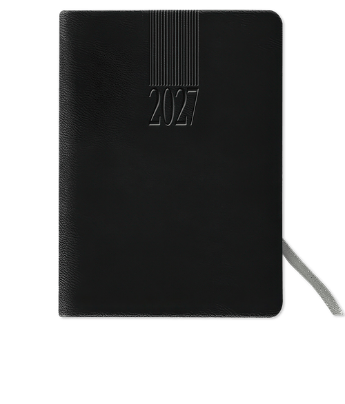 Castelli TucsonPico Pocket White Page Upright Weekly Diary in Black