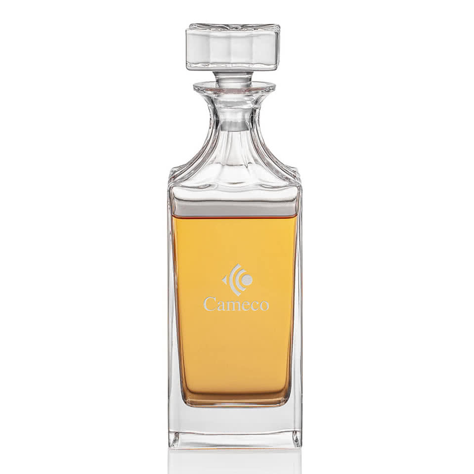 Laser Etched 30 oz. Aristocrat Decanter with Lid