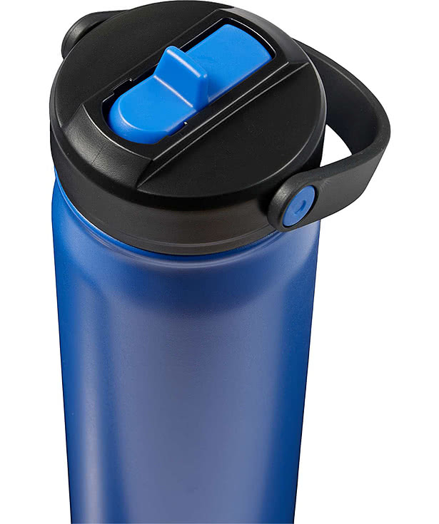20 oz. Carpo Recycled Stainless Steel Water Bottle with Flip Straw