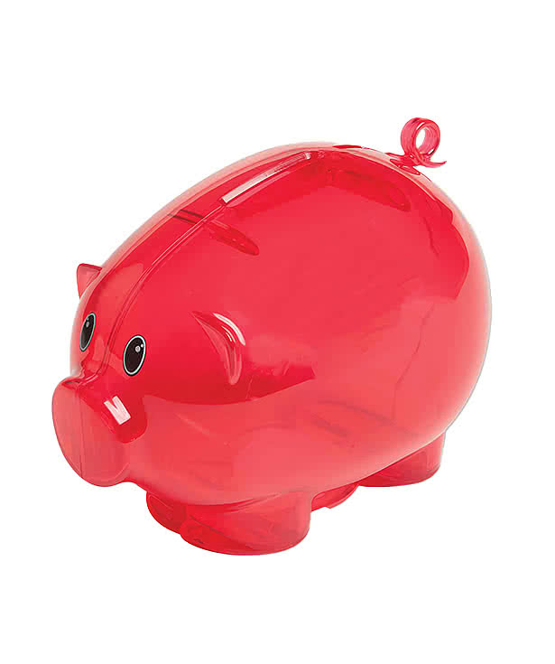 Pig Tail Action Piggy Bank