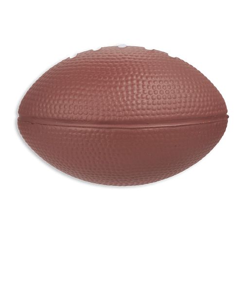 Football Shaped Stress Reliever in Brown