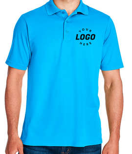 Core 365 Performance Polo - Screen Printed - Color: Electric Blue