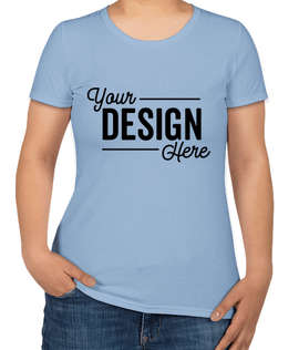 Canada - Fruit of the Loom Women's 100% Cotton T-shirt - Color: Light Blue