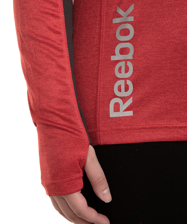 Reebok Women's Crossover Quarter Zip Performance Shirt