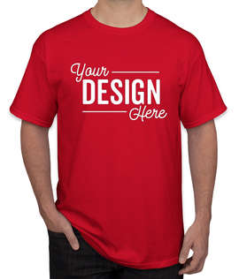Canada - Gildan 100% Cotton T-shirt - Color: Red