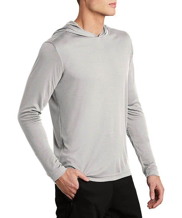 Long sleeve hooded performance shirt sale