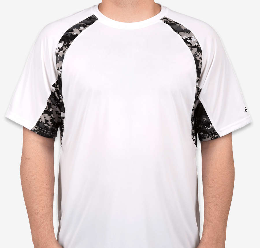 Badger Digital Camo Contrast Performance Shirt
