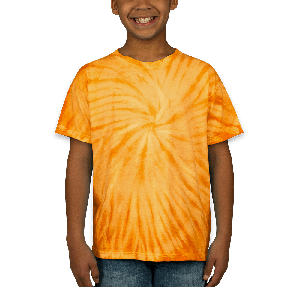 Dyenomite Youth 100% Cotton Tonal Tie-Dye T-shirt-default