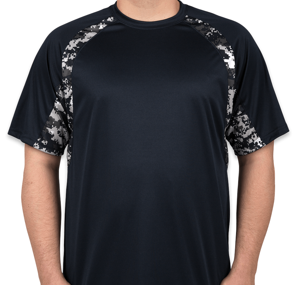 Badger Digital Camo Contrast Performance Shirt-default