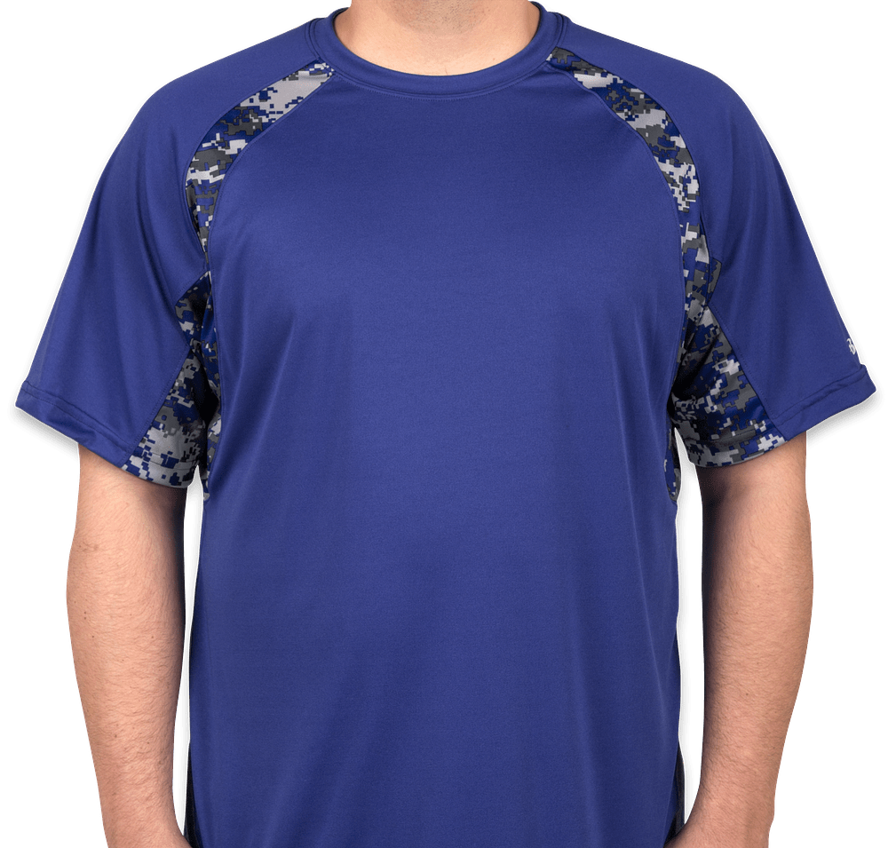 Badger Digital Camo Contrast Performance Shirt-default