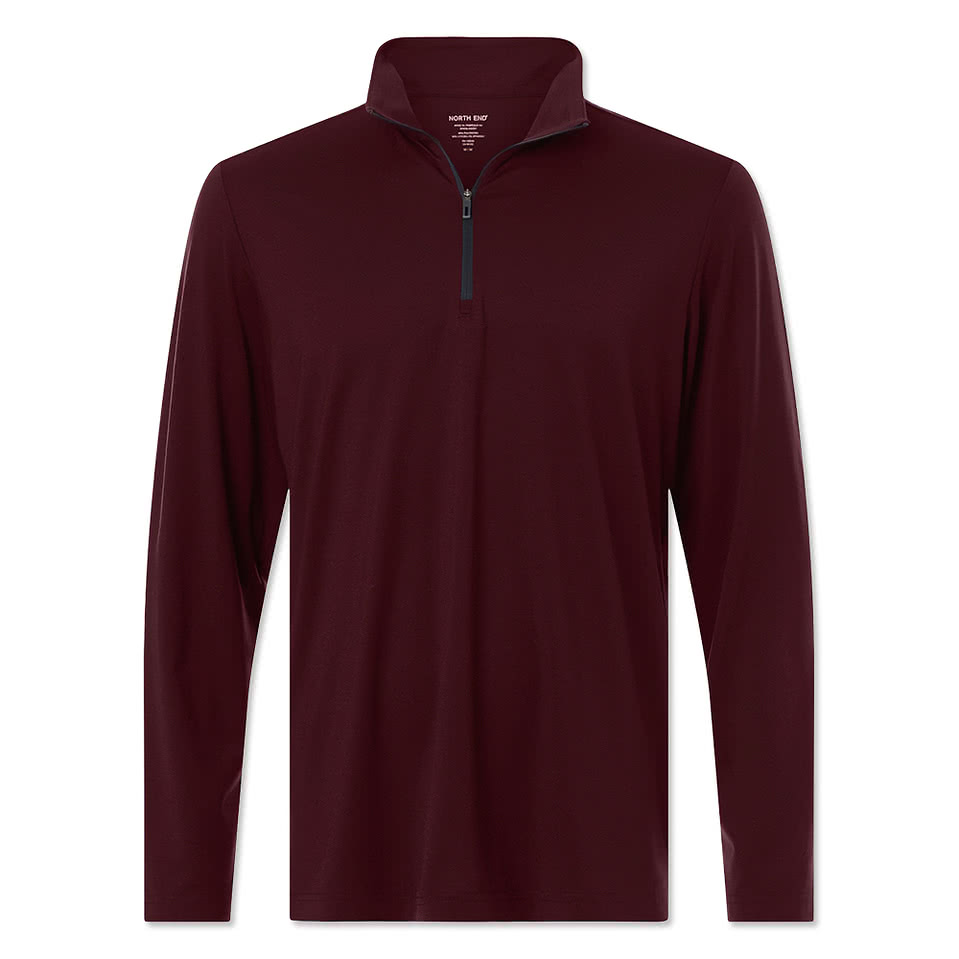 North End JAQ Stretch Quarter Zip Performance Shirt