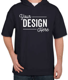 Charles River Short Sleeve Pullover Hoodie