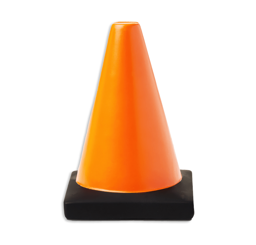 Construction Traffic Cone Shaped Stress Reliever-default